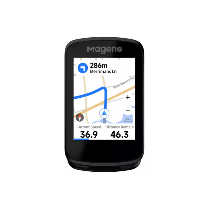 Ciclocomputadora Gps Magene C606 Smart Táctil Avant Motos Color Negro