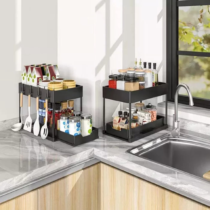 Organizador Multifuncional Baño Cocina 2 Niveles